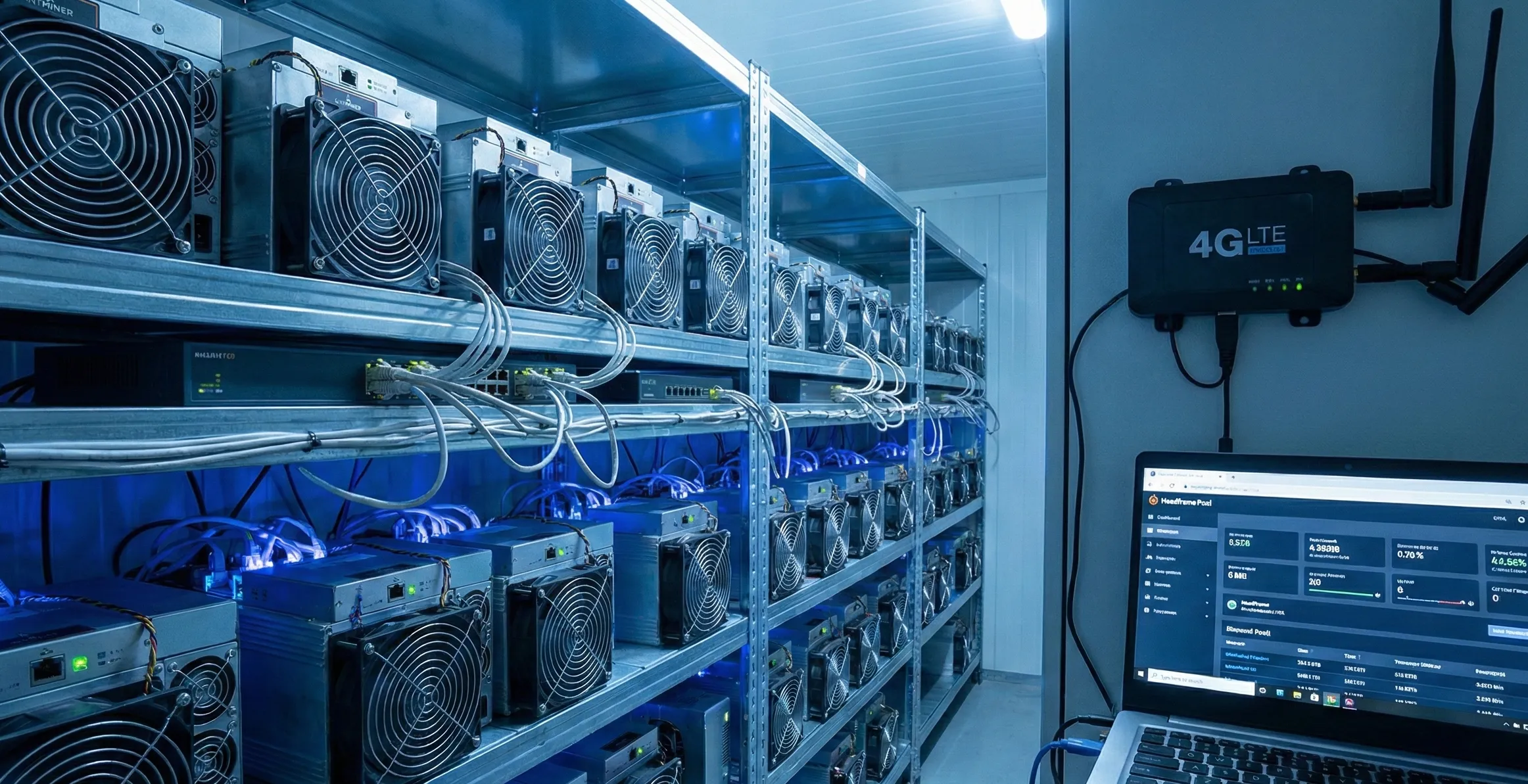 Какой нужен интернет для майнинга